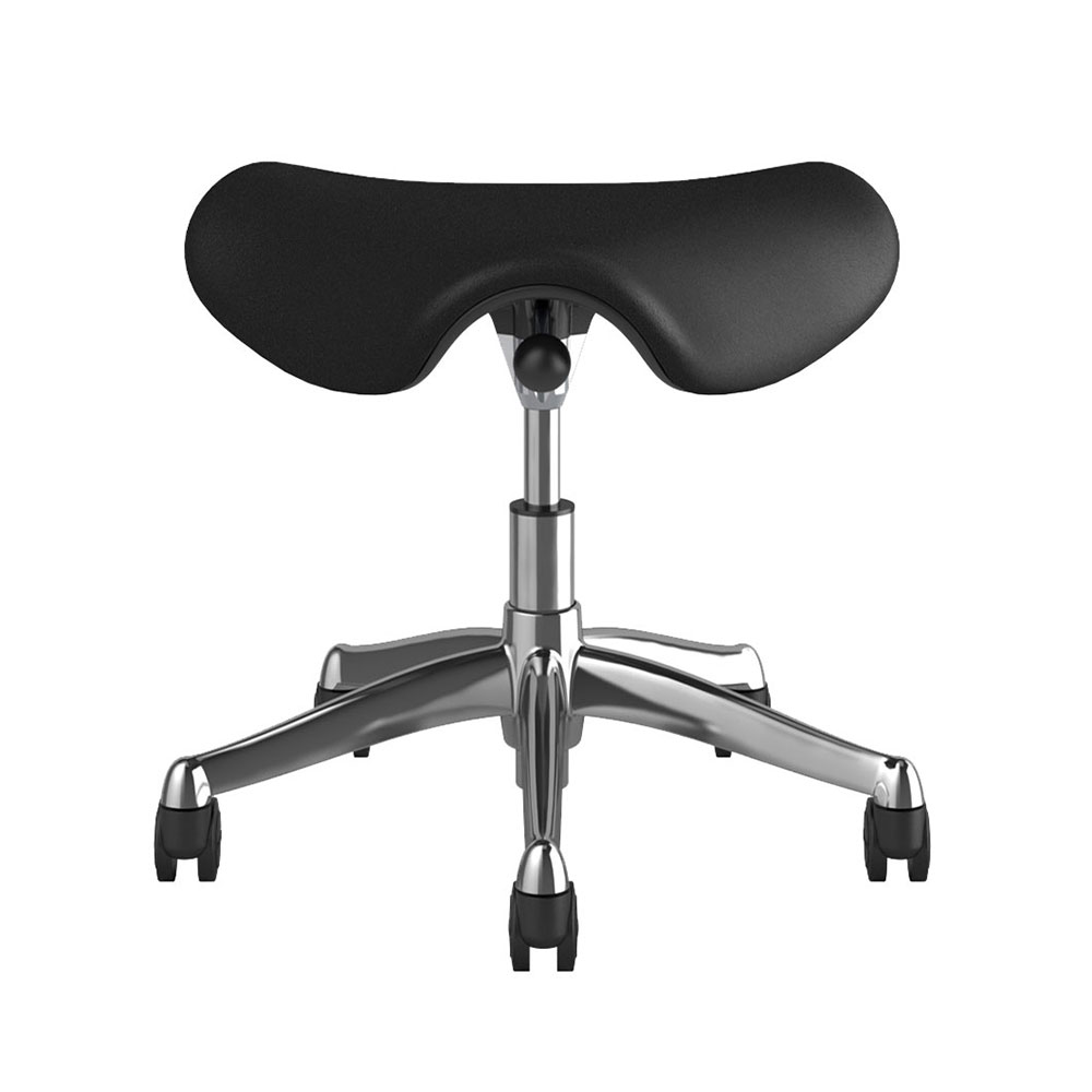 Humanscale Freedom Leather Saddle Stool