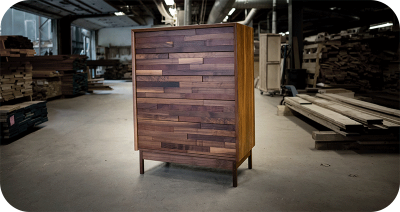 corinth dresser in a wood-working shop